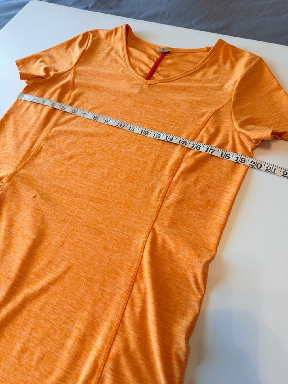 Duluth Trading Women's Armachillo Cooling Short Sleeve T-Shirt, orange, size M - Picture 4 of 11